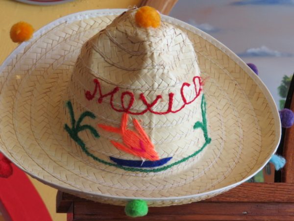Sombrero hat, Mexico embroidered