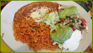 img_unknown2, rice, beans, pico and guac plate